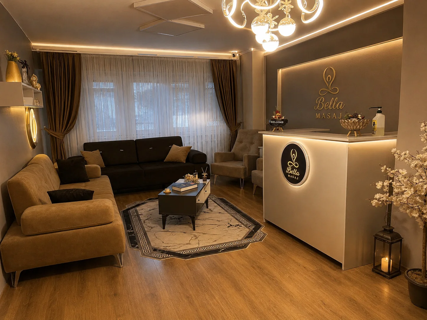 Eskişehir masaj salonu rahatlatıcı spa atmosferi